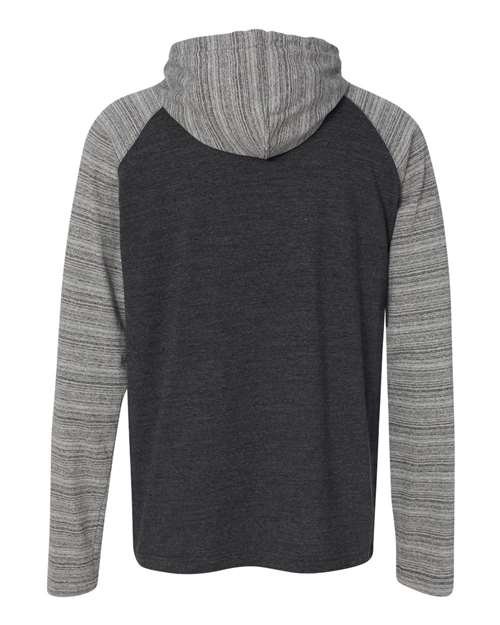 Unisex Yarn-Dyed Hooded Raglan T-Shirt - Image 5