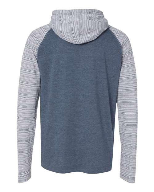 Unisex Yarn-Dyed Hooded Raglan T-Shirt - Image 11