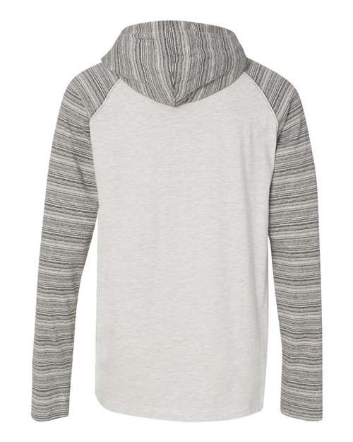 Unisex Yarn-Dyed Hooded Raglan T-Shirt - Image 8