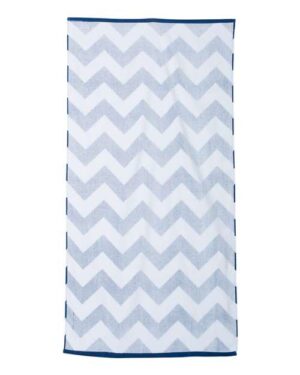 Alternative view of Chevron Velour Beach Towel