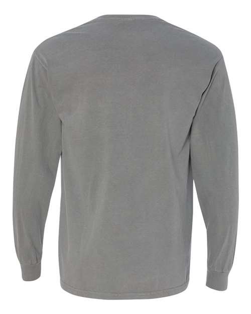 Unisex Garment-Dyed Heavyweight Long Sleeve Pocket T-Shirt - Image 43