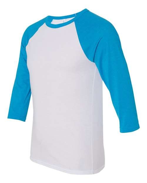 Unisex Three-Quarter Sleeve Baseball Tee - Image 90