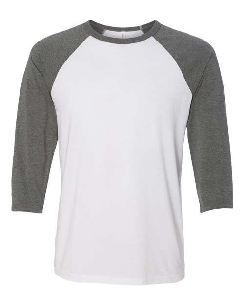 Unisex Three-Quarter Sleeve Baseball Tee - Image 65