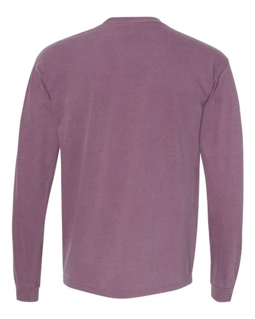 Unisex Garment-Dyed Heavyweight Long Sleeve Pocket T-Shirt - Image 2