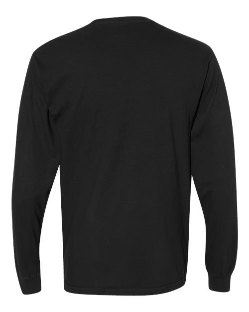 Unisex Garment-Dyed Heavyweight Long Sleeve Pocket T-Shirt - Image 6