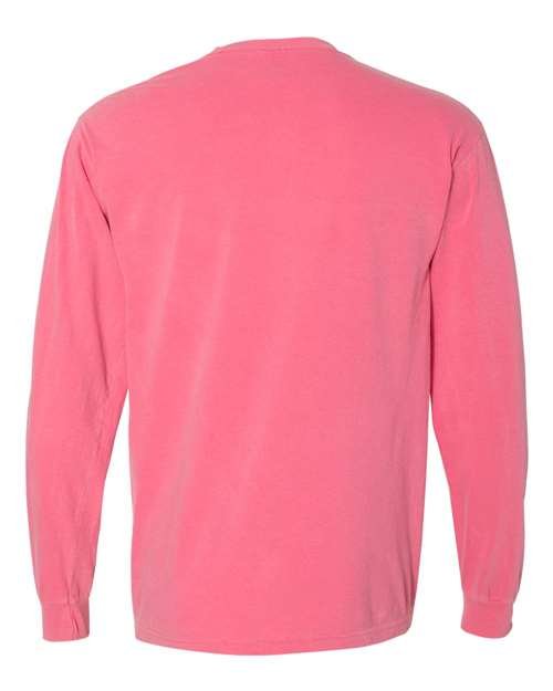 Unisex Garment-Dyed Heavyweight Long Sleeve Pocket T-Shirt - Image 30