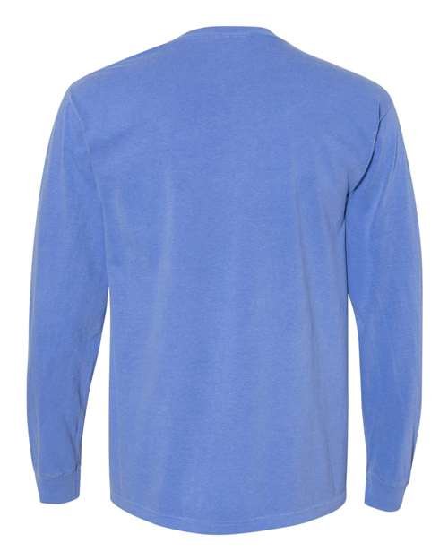 Unisex Garment-Dyed Heavyweight Long Sleeve Pocket T-Shirt - Image 36