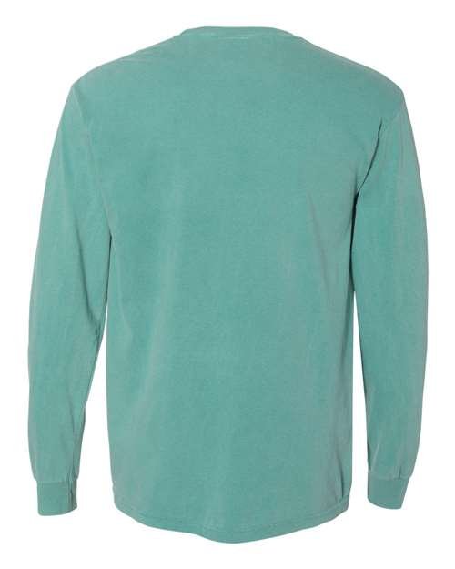 Unisex Garment-Dyed Heavyweight Long Sleeve Pocket T-Shirt - Image 72