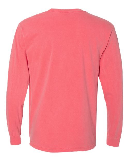 Unisex Garment-Dyed Heavyweight Long Sleeve Pocket T-Shirt - Image 87