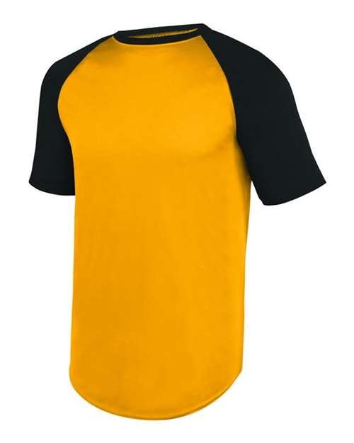 Youth Wicking Short Sleeve Baseball Jersey