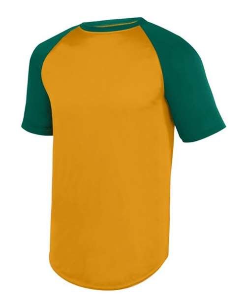Youth Wicking Short Sleeve Baseball Jersey - Image 3