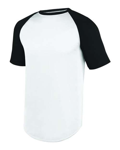 Youth Wicking Short Sleeve Baseball Jersey - Image 8