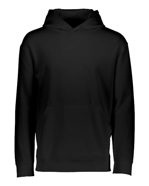 Youth Wicking Fleece Hooded Sweatshirt - Image 3