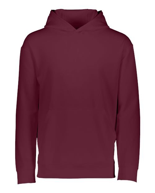 Youth Wicking Fleece Hooded Sweatshirt - Image 8