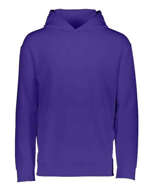 Youth Wicking Fleece Hooded Sweatshirt - Image 11