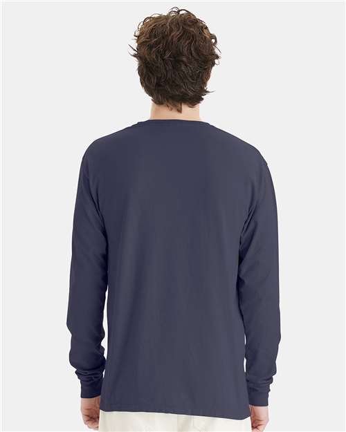 Unisex Garment-Dyed Long Sleeve T-Shirt - Image 6