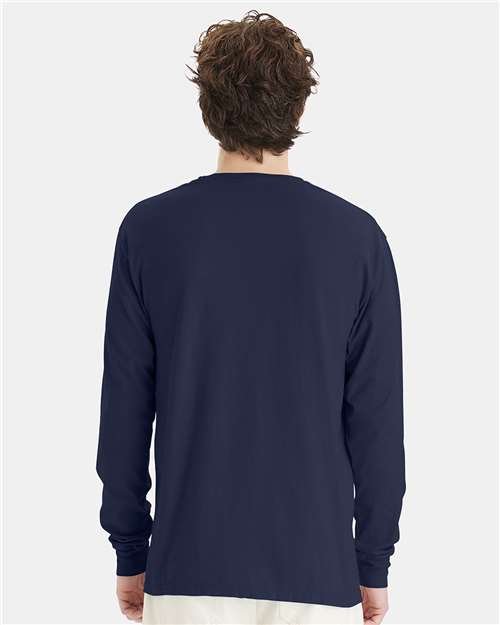 Unisex Garment-Dyed Long Sleeve T-Shirt - Image 117