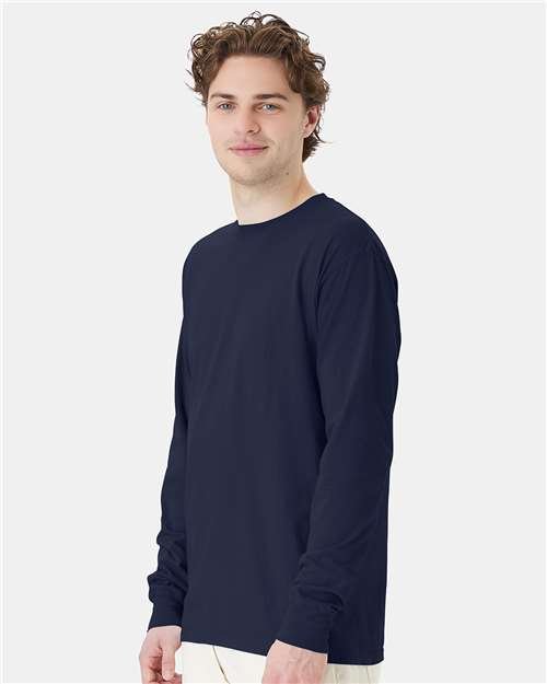 Unisex Garment-Dyed Long Sleeve T-Shirt - Image 116