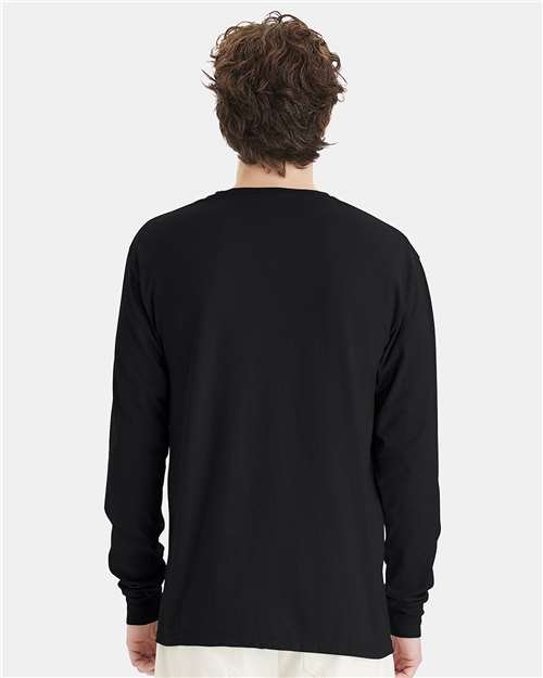 Unisex Garment-Dyed Long Sleeve T-Shirt - Image 19