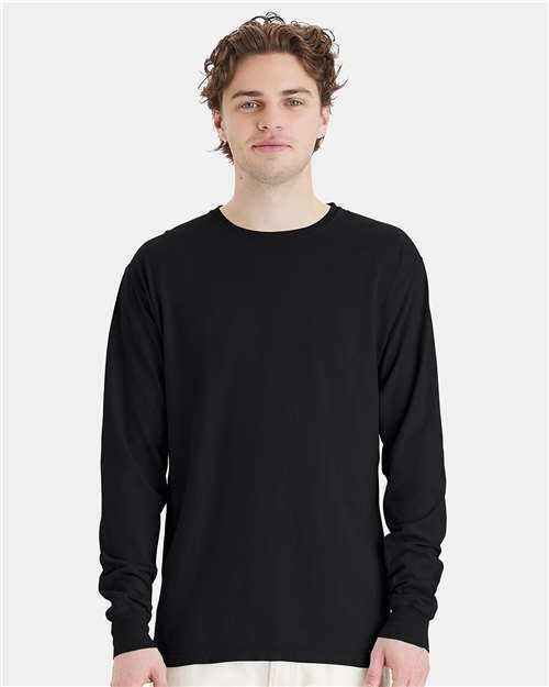 Unisex Garment-Dyed Long Sleeve T-Shirt - Image 17