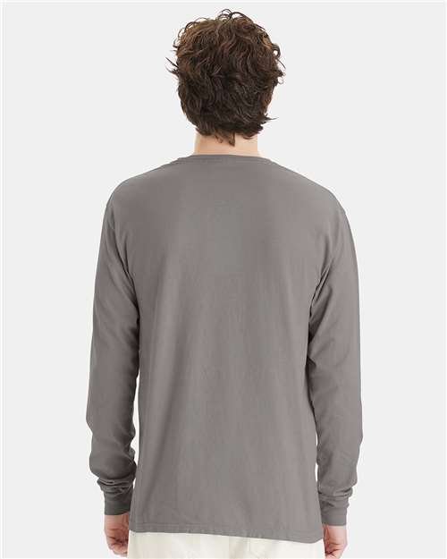 Unisex Garment-Dyed Long Sleeve T-Shirt - Image 37