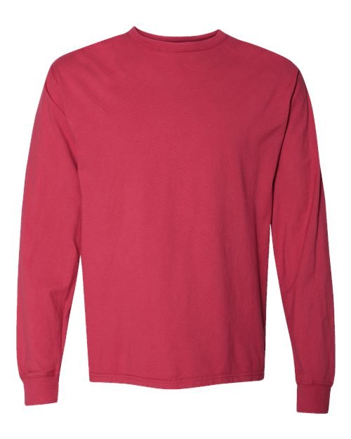 Unisex Garment-Dyed Long Sleeve T-Shirt - Image 38