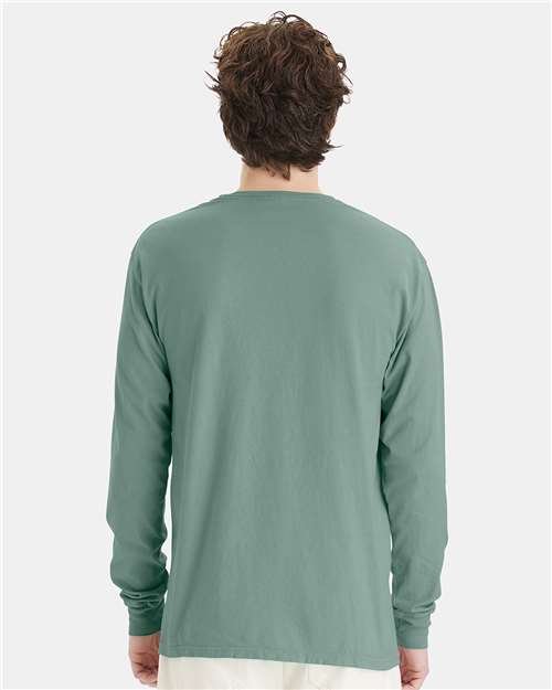 Unisex Garment-Dyed Long Sleeve T-Shirt - Image 49