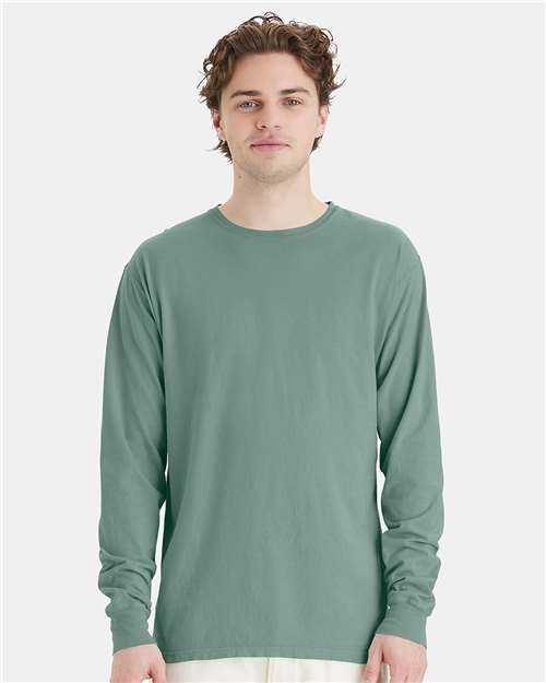 Unisex Garment-Dyed Long Sleeve T-Shirt - Image 47