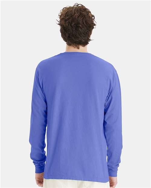 Unisex Garment-Dyed Long Sleeve T-Shirt - Image 55