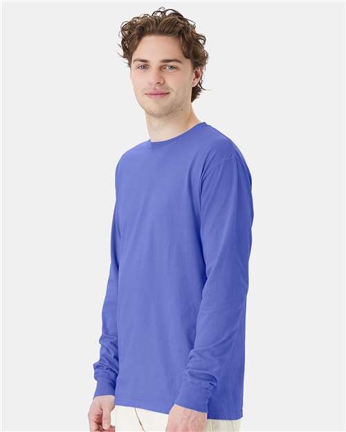 Unisex Garment-Dyed Long Sleeve T-Shirt - Image 54