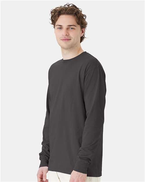 Unisex Garment-Dyed Long Sleeve T-Shirt - Image 122