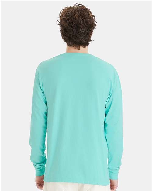 Unisex Garment-Dyed Long Sleeve T-Shirt - Image 99