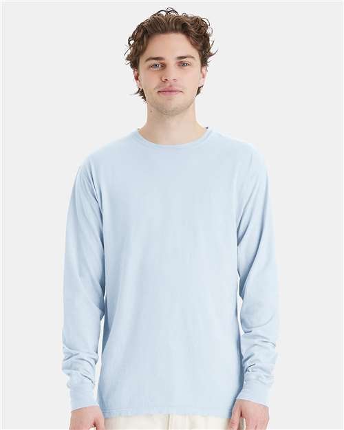 Unisex Garment-Dyed Long Sleeve T-Shirt - Image 143