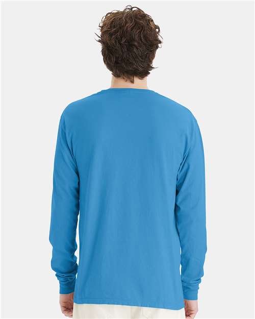 Unisex Garment-Dyed Long Sleeve T-Shirt - Image 157