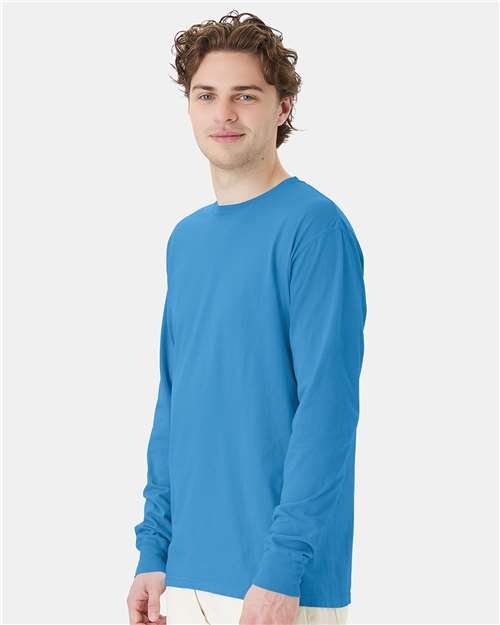 Unisex Garment-Dyed Long Sleeve T-Shirt - Image 156