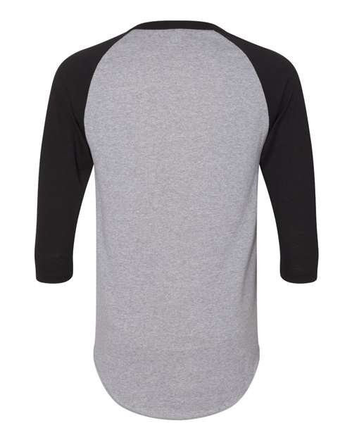 Unisex Three-Quarter Raglan Sleeve Baseball Jersey T-Shirt - Image 2
