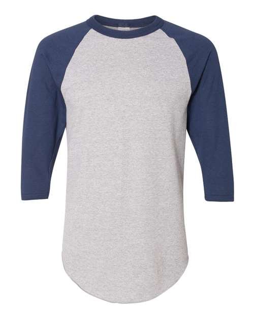 Unisex Three-Quarter Raglan Sleeve Baseball Jersey T-Shirt - Image 11