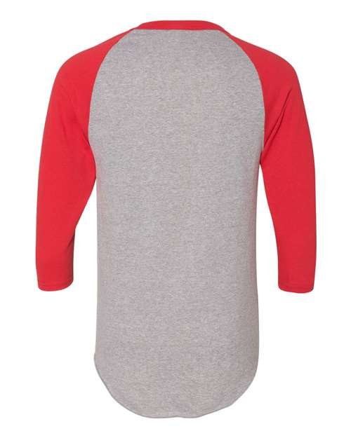 Unisex Three-Quarter Raglan Sleeve Baseball Jersey T-Shirt - Image 15