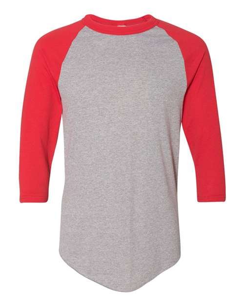 Unisex Three-Quarter Raglan Sleeve Baseball Jersey T-Shirt - Image 14