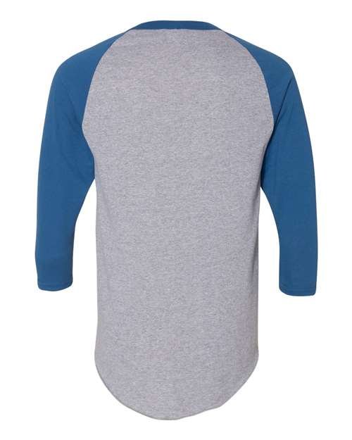 Unisex Three-Quarter Raglan Sleeve Baseball Jersey T-Shirt - Image 18