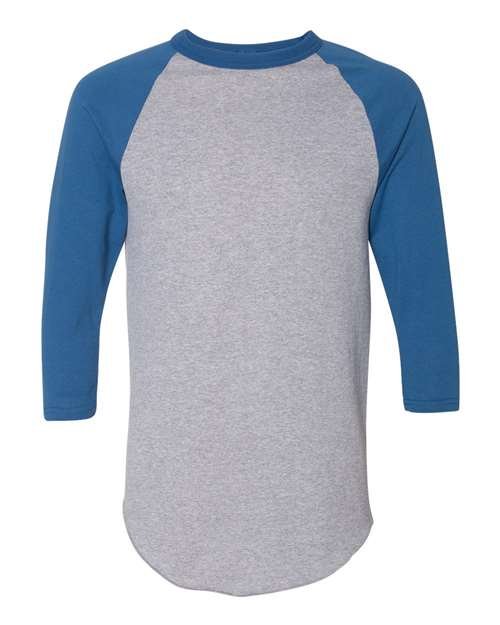 Unisex Three-Quarter Raglan Sleeve Baseball Jersey T-Shirt - Image 17