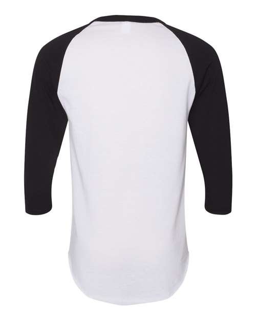 Unisex Three-Quarter Raglan Sleeve Baseball Jersey T-Shirt - Image 21