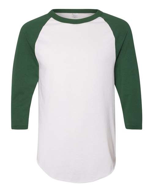 Unisex Three-Quarter Raglan Sleeve Baseball Jersey T-Shirt - Image 23