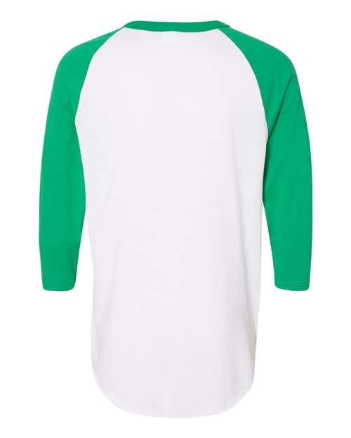 Unisex Three-Quarter Raglan Sleeve Baseball Jersey T-Shirt - Image 30