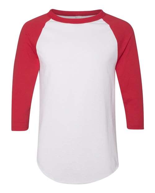 Unisex Three-Quarter Raglan Sleeve Baseball Jersey T-Shirt - Image 39