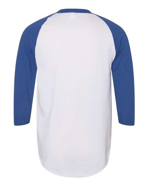 Unisex Three-Quarter Raglan Sleeve Baseball Jersey T-Shirt - Image 43