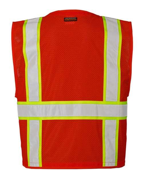 Unisex EV Series® Enhanced Visibility Multi-Pocket Mesh Vest - Image 19