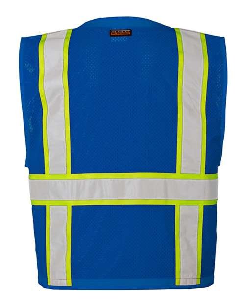 Unisex EV Series® Enhanced Visibility Multi-Pocket Mesh Vest - Image 21
