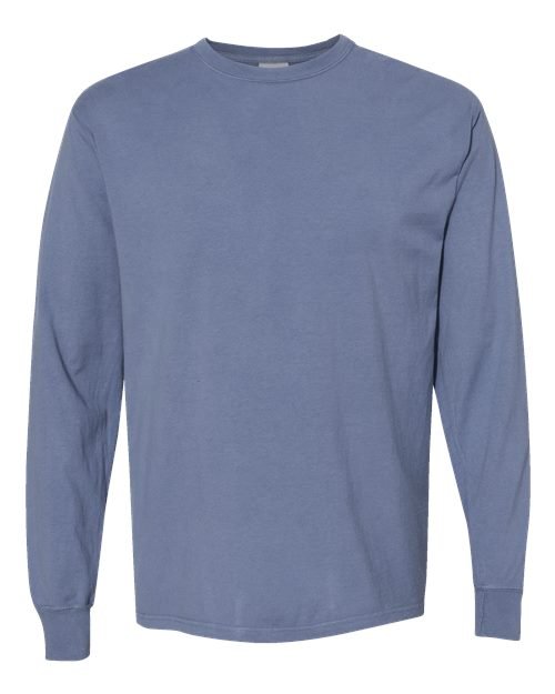 Unisex Garment-Dyed Long Sleeve T-Shirt - Image 134