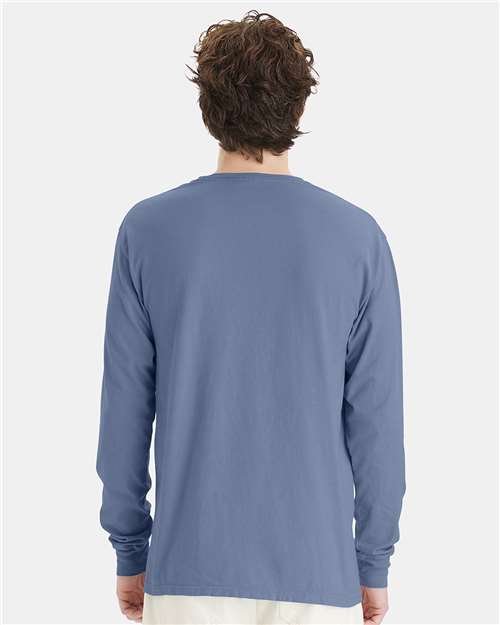Unisex Garment-Dyed Long Sleeve T-Shirt - Image 139